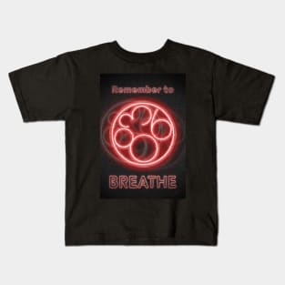 Project 863 Remember to Breath Neon Kids T-Shirt